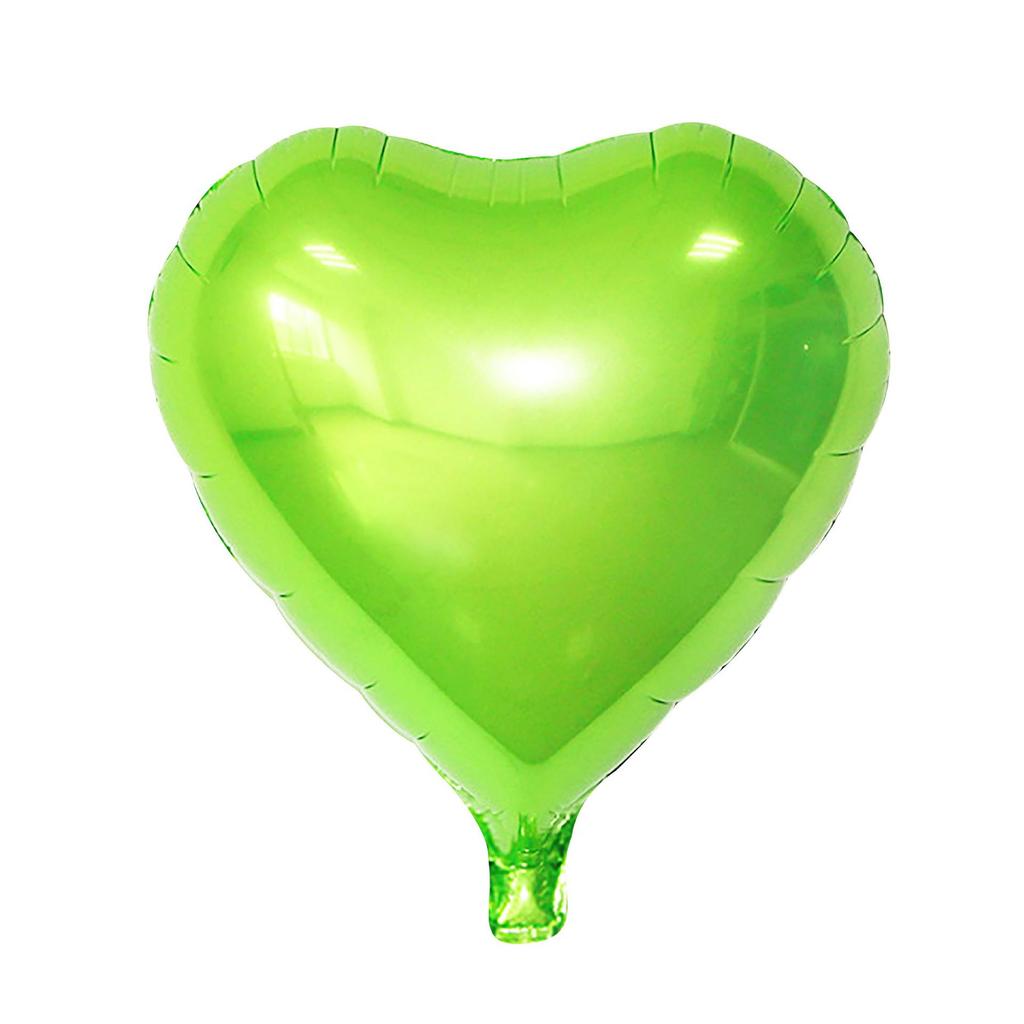 18-inch Heart-shaped Love Aluminum Film Balloons for Wedding and Party Decorations