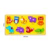 3D Puzzle Children's Early Education Toy Animal Transportation Velcro Sea Fruit Shape Funny DIY Paste Puzzle Toys Gifts for Kids