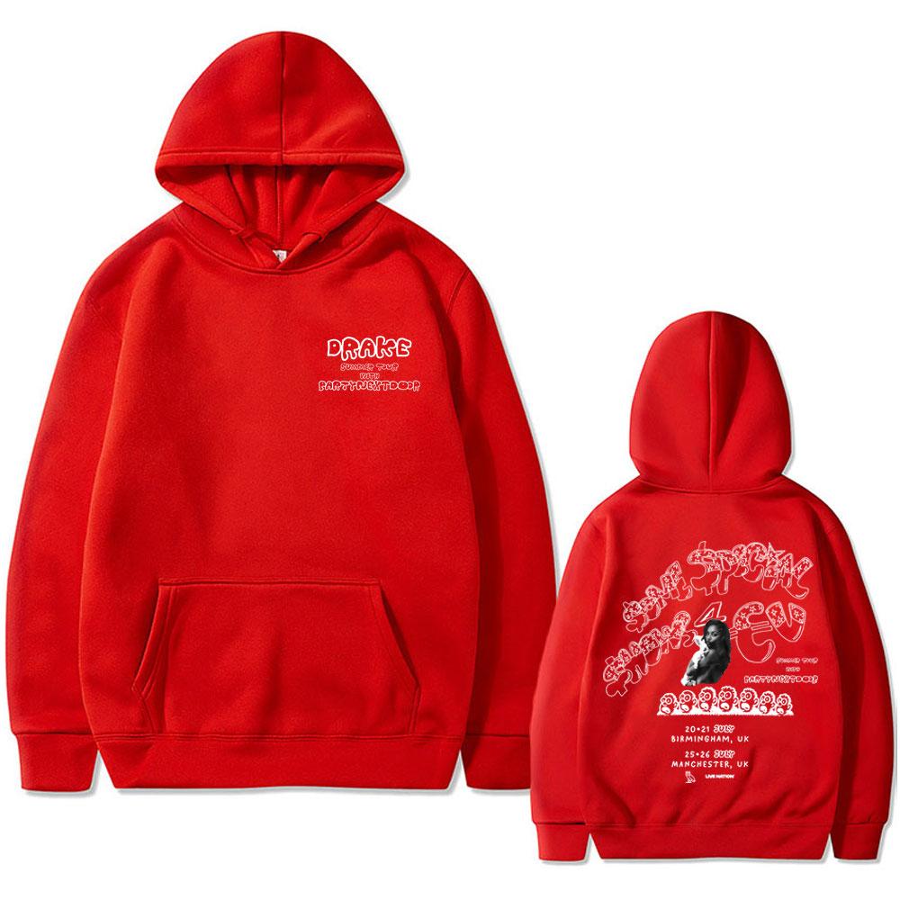 Rapper Drake Europe Tour with PARTYNEXTDOOR Hoodie Men's Women's Some Sexy Songs 4 U SSS4U Album 2025 Hip Hop Fashion Sweatshirt