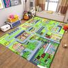 Car Play Mat for Boys and Girls Highway City Traffic-Themed Rugs for Kids Toy Cars Kids Rugs for Playroom Non-Slip Kids Play Rug