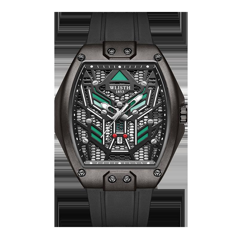 Swiss Men s Quartz Sport Watch - Waterproof, Calendar, Bestselling Style зелёный