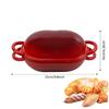 Poêle à pain ronde en fonte avec couvercle pour la cuisson du levain, rôtissage lent, cocotte émaillée pour la cuisson