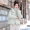 Removable hat cotton-padded clothes women's short winter new small cotton-padded clothes thickened warm fashion cotton-padded jackets