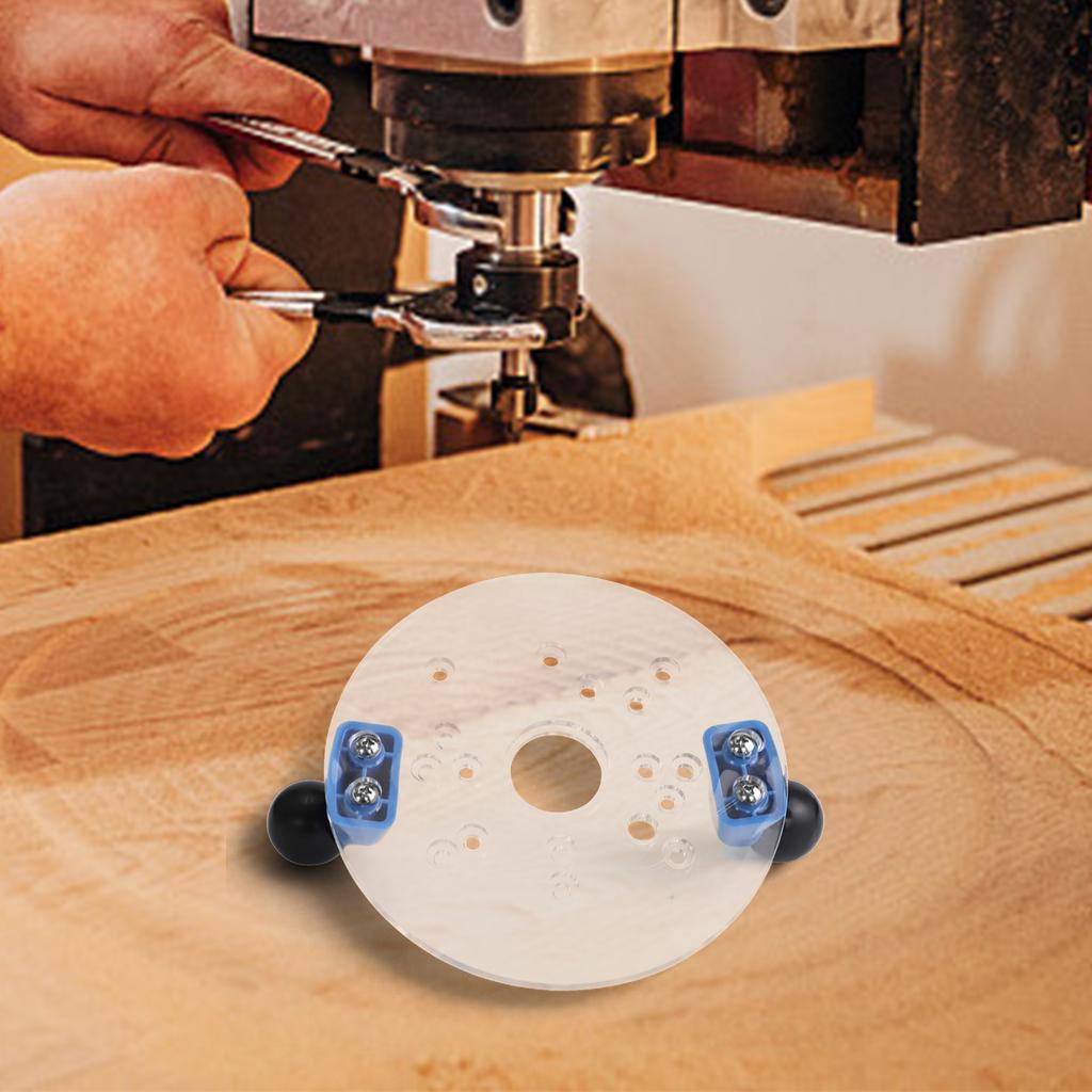 Milling Base Designed To Fit Most Trim Routers Seamlessly and Securely