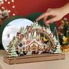 Christmas Decoration Wooden Handmade Exquisite DIY Christmas Ornament for Home Window Type 1