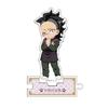 Giyu Cat Ears Figure Q Acrylic Stand Mini Tanjiro Cute Cat Standing Plate Zenitsu Acrylic Ornaments Collectible Accessory Toys