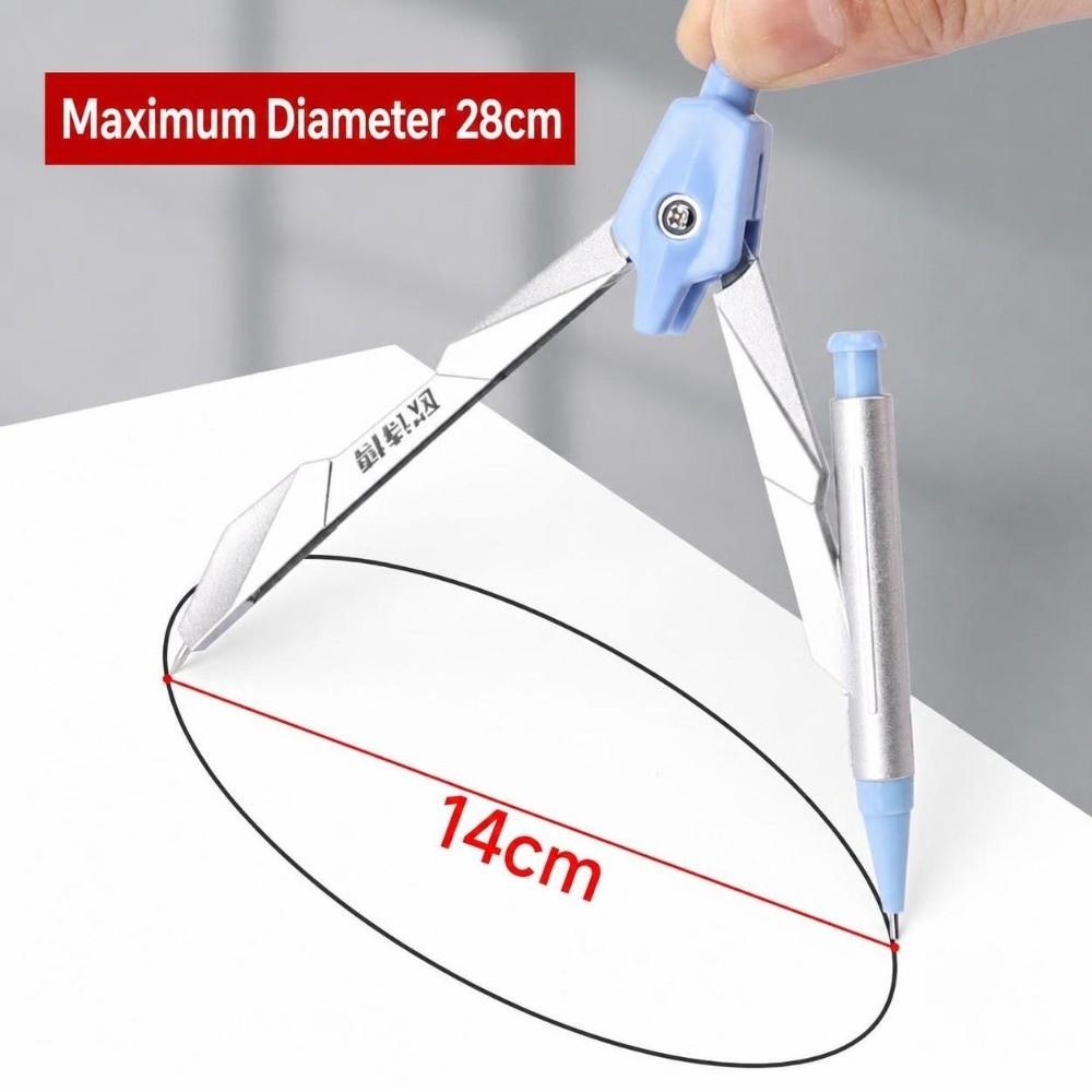 8pcs Protractor Triangle Ruler Set Students Compass Kit Geometry Compass Ruler Set  School Supplies