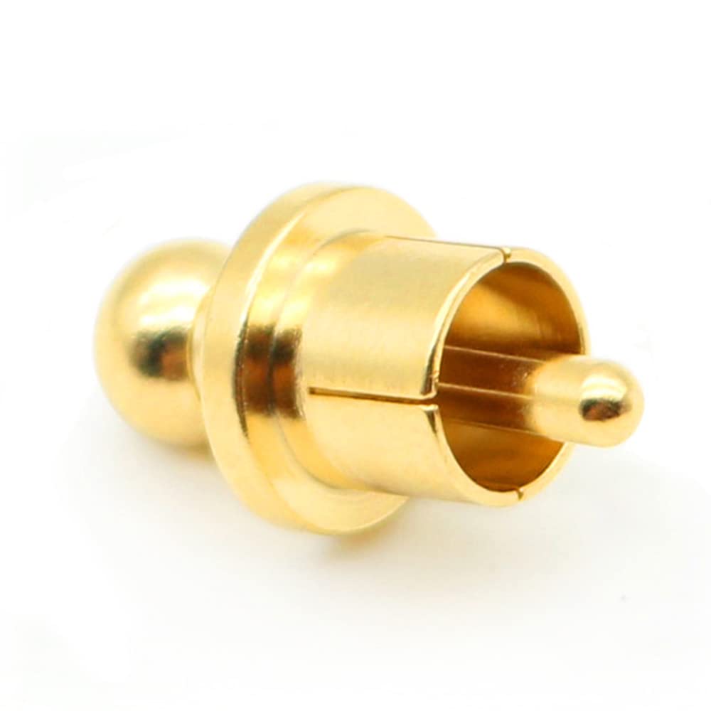 Ntcpefy 10pcs Gold Plated Plug Cap Short Circuit Socket, Phono Connector Shield Jack Socket Cover Cap
