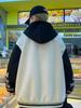 Frühlings- und Herbst-Kapuzen-Freizeitjacke für Herren und Teenager - 65% Baumwolle, Baseball-Stil für Mittelschüler