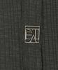 ETRE AU SOMMET Cut Rib Button Long Sleeve (Charcoal)