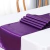 Satin Table Runner 69" X 12" Solid Color Table Runner Wrinkle Resistant Silky Smooth Table Runner for Dining Table Wedding Bridal Shower Modern Events