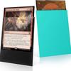 100 Pack Card Sleeves, Matte Dual Trading Card Sleeves with Opaque Back & Smooth Shuffle, Tear Resistant Card Protectors for TCG