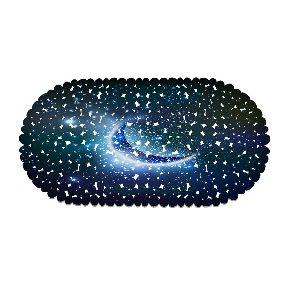 Beautiful Night Sky Picture Balcony Bathroom Mat Hydrophobic Non-Slip Door Mat Swimming Pool Public Places Non-Slip Floor Mat