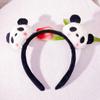 Adorable 2026 Panda Hair Accessory: Cute Round Headband & Funny Clip for Girly Wash Face Routine