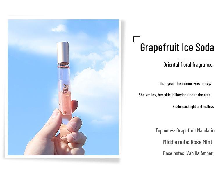 Ikaho Peach Rollerball Perfume: Fresh, Natural, Long-lasting Scent for Women