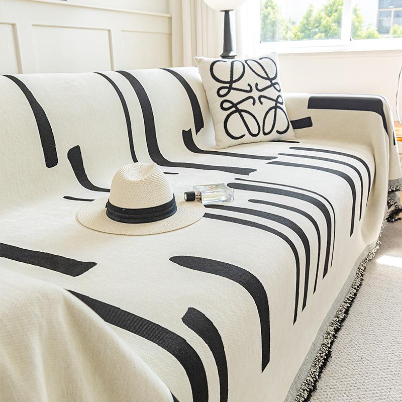 

Полотенце для дивана из шенилла с защитой от царапин, чехол для дивана Nordic High-Custom, универсальный чехол, нескользящая подушка для дивана 180*130cm