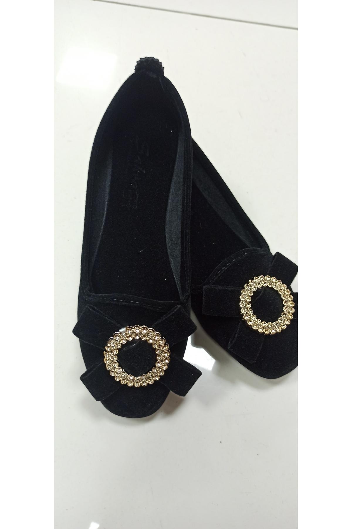 

Женские туфли на плоской подошве Erciyes Black Pearl Stone Home Ballet 37