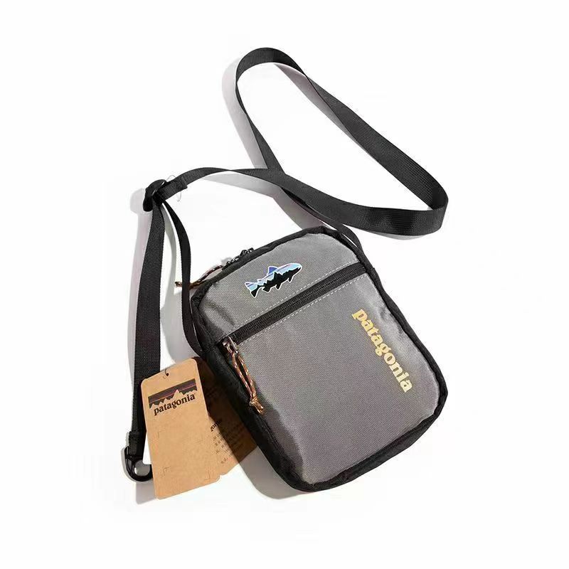 Trend Bata Men's Outdoor Sports Shoulder Bag Fishing Casual Oblique Span Bag Versatile Tooling Wind Small Mobile Phone Bag