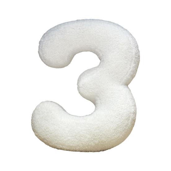 Alphabet Letter Shape Pillow PP Cotton Filled Car Seat Cushion Soft Fabric