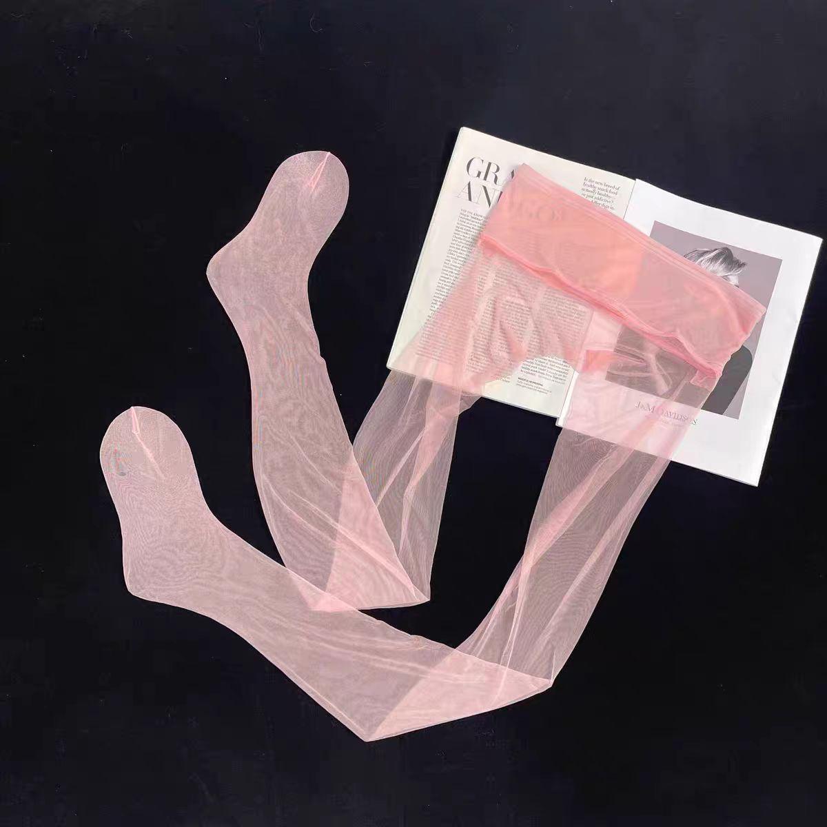 Ультратонкие бесшовные прозрачные матовые чулки с высокой талией, обеспечивающие защиту от солнца на 360 градусов Single Seam Crotch