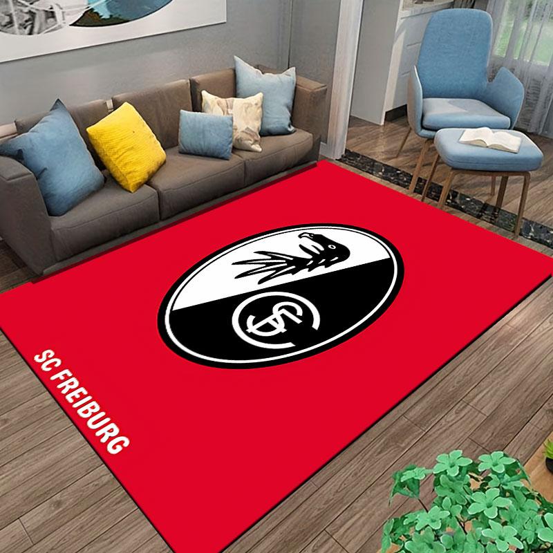 SC Freiburg Logo Carpet Suitable As a Non-slip Mat for the Living Room or Bedroom Sofa