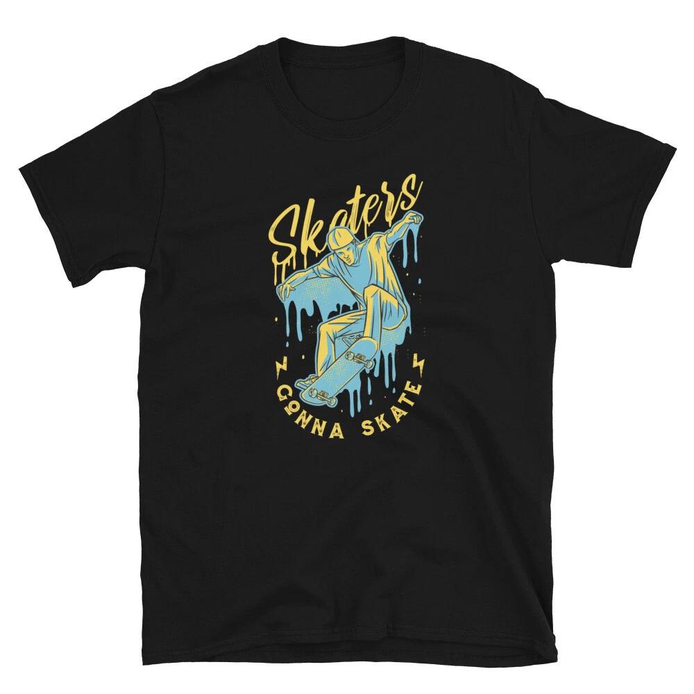 Fun Skating Skateboard Cool Graphic T-Shirt 2XL