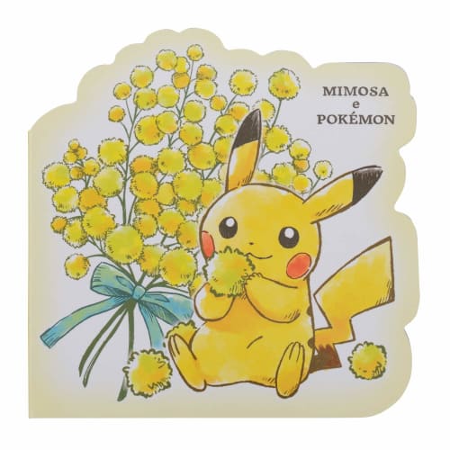 

Pokemon Center Original Die-cut Memo MIMOSA e POKMON Pikachu