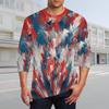 Men's T Shirt O-Neck Clothing Apparel Outdoor Long Sleeve Print Fashion Designer Vintage