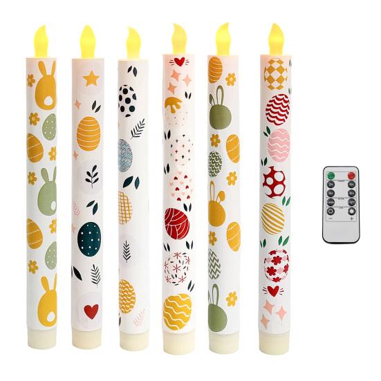 Electronic Candle Light Flameless LED Candles Battery Operated Safe Fire-Free Decorative Lights for Bedroom Living Room Wedding Party Home Decor