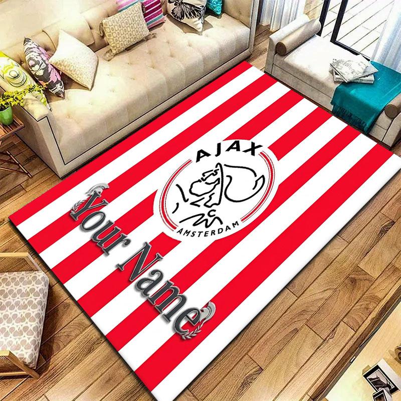 AFC Ajax Custom Name Carpet Rug for Living Room Bedroom Home Sofa Decoration,Kids Play Non-slip Floor Mat