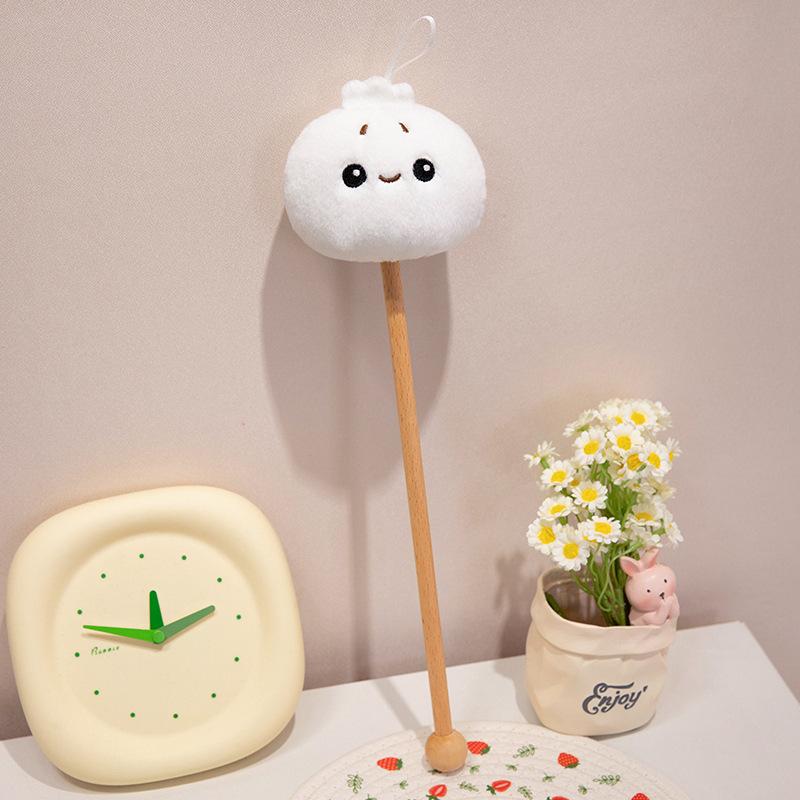 Big Mouth Animal Plush Toy Stick Cute Practical Girl Pendant Hammer Stick Doll