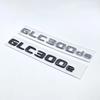 3D ABS Chrome Black Letters GLC300de GLC300e GLC350e  GLC400e 4Matic Emblem for Mercedes-Benz GLC X253 Car Trunk Logo Sticker PI1