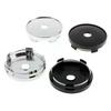 4Pcs 60-65mm Black Plastic Car Wheel Center Hub Caps Auto Rim Decor Protective Covers Accessories
