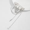 Trendy Faux Pearl Brooch Exquisite Snake Shape Pin INS Style Suit Lapel Pin  Suit Decoration