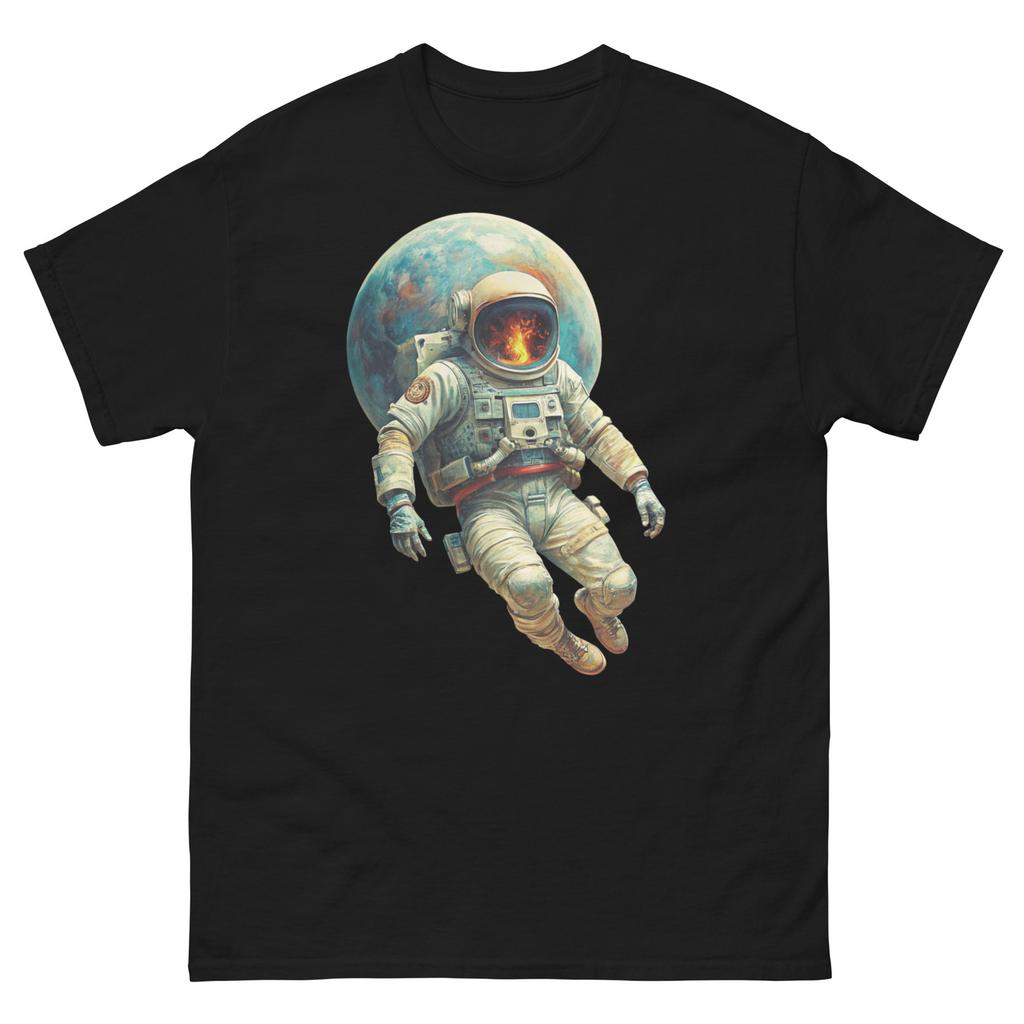 Galaxy Vintage T Shirt | Astrona ut Lost in Space | Retro Meteorite Graphic Tee