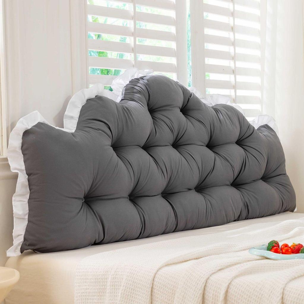 Princess style, heightening bedside cushions, sofa backrest on the bed, anti-collision, waist protection
