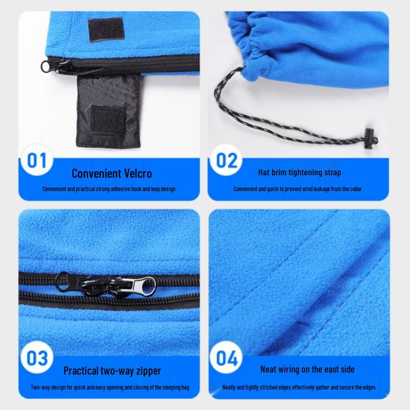 Baichengdao Outdoor Adult Fleece Sleeping Bag