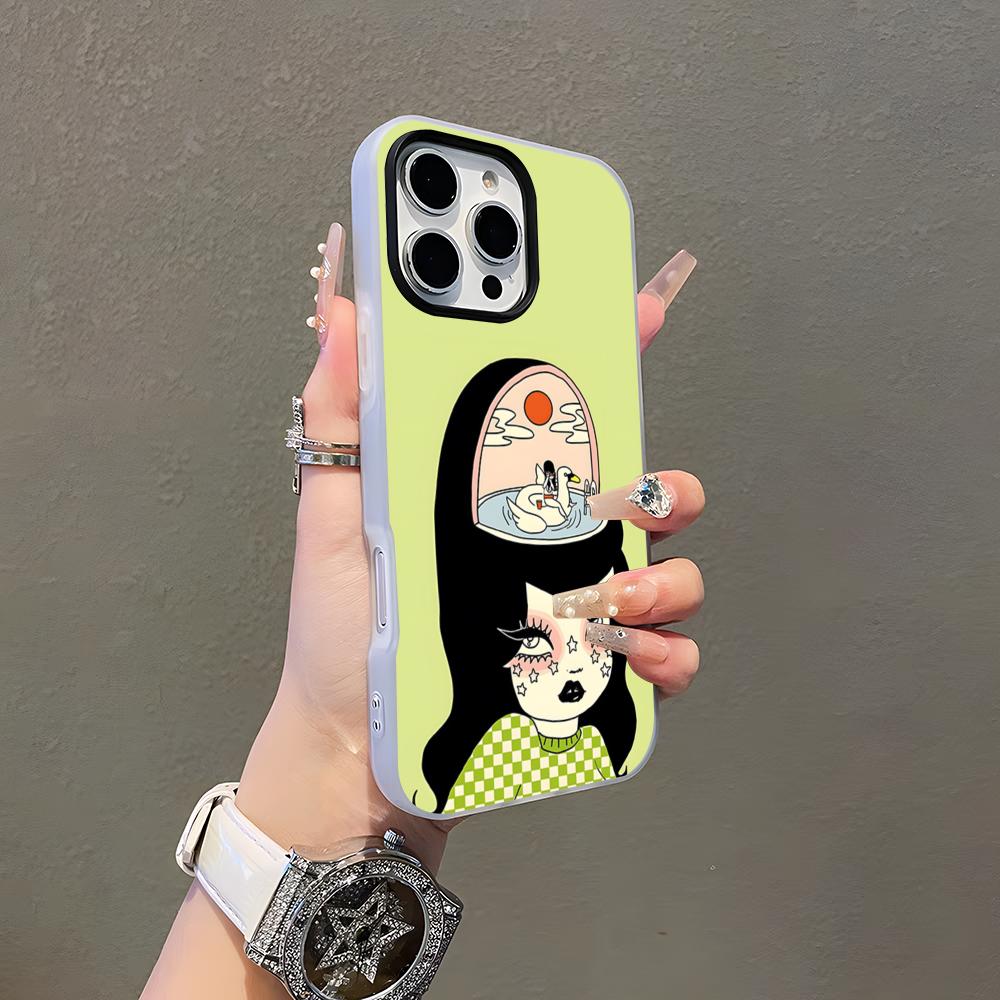 Valfre Prints Art Phone Case For IPhone 17 Air 16 E 15 14 Plus 13 12 11 Pro Max Jelly 2 In 1 Protective Case