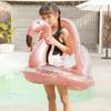 Multi Inflatable Floting Row Baby Infant Float Pool Swimming Ring with Sunshade Floating Seat Beach Party Pool Piscina