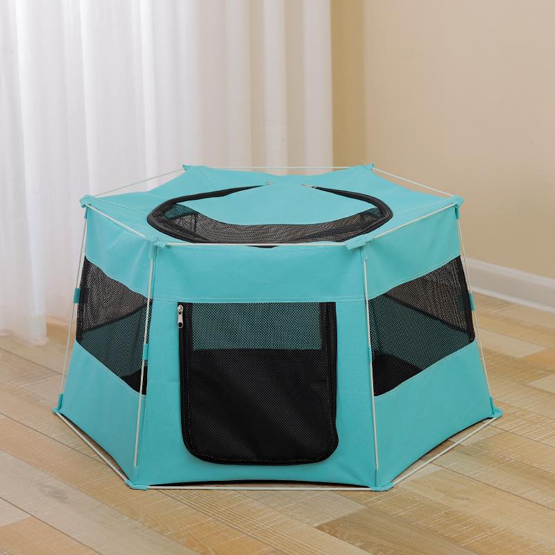 

Portable Cat Breeding House Foldable Tent Delivery Room for Pregnant Cats Closed Birth Box Pet Kennel Play Bed 85X40cm синий
