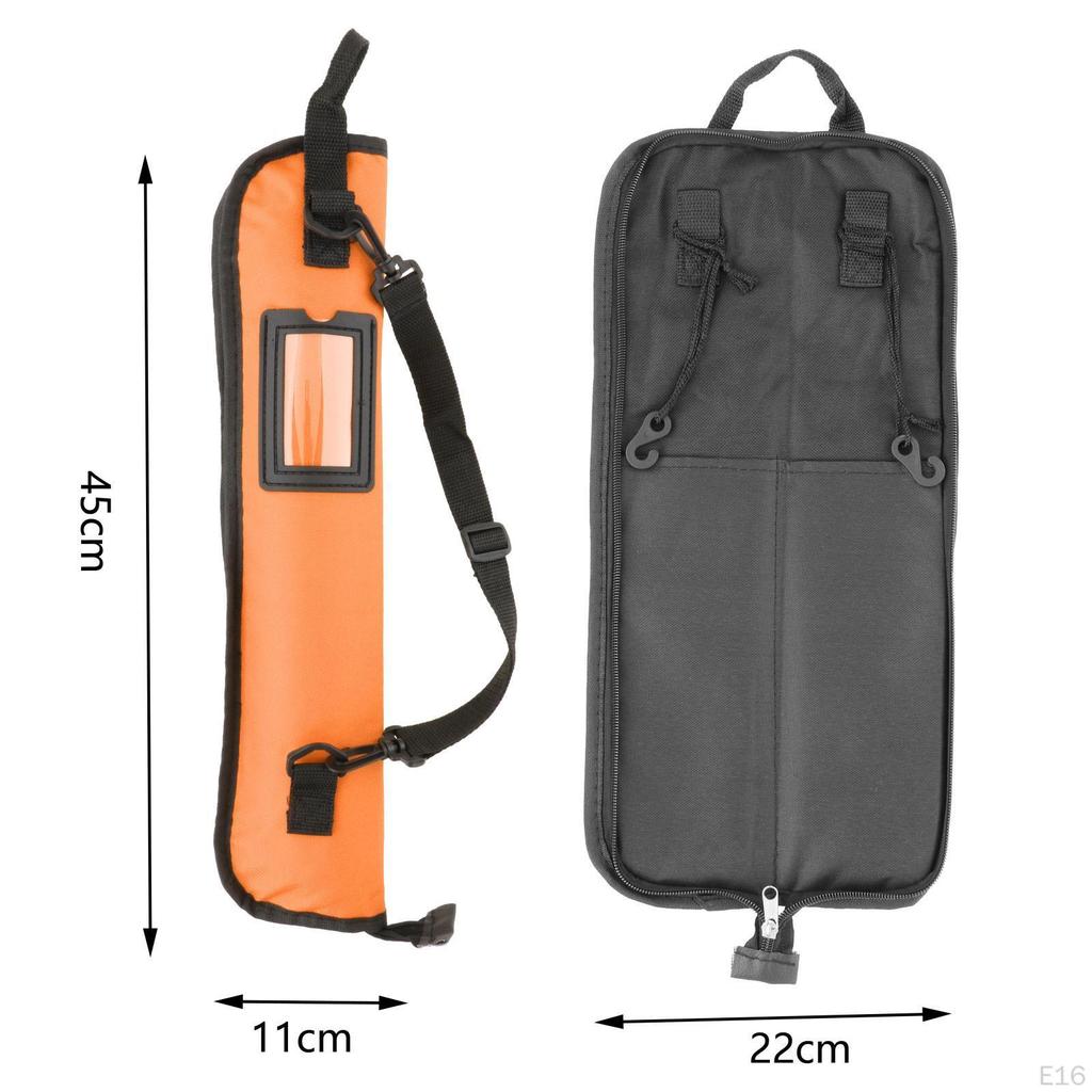 Bag 4-12 Pairs s Mallets Brushes Percussion Detachable Shoulder Strap