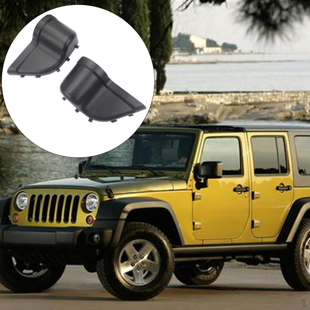 

2 Packs Front Door Parts Plastic Storage Box Insert Tray Organizer Fit for Jku 2/4Door 11-2018