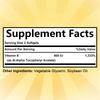 Vitamin E 400 IU (180mg) Softgels Dietary Supplement, 120 Rapid Release Softgels