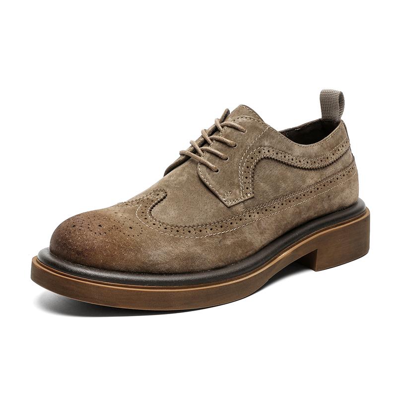 Brogue Buty męskie ze skóry naturalnej Klasyczny styl retro Outdoor rekreacja impreza biznesowa Biuro Ślub Dorosły jakość Buty