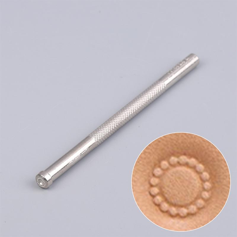 1/2Pcs Leather Stamping Metal Punch Diy Leather Carving Tools Stamp Wax Leather Craft Punch Stamps