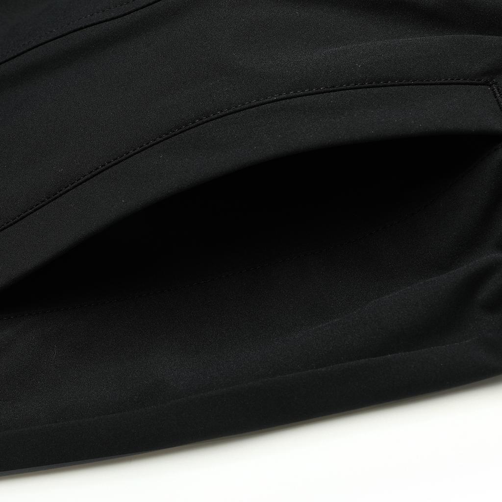 FILA Fusion Logo Letter Mid Waist Straight Loose Casual Shorts Men shorts Deep-Black T11M325804FBK