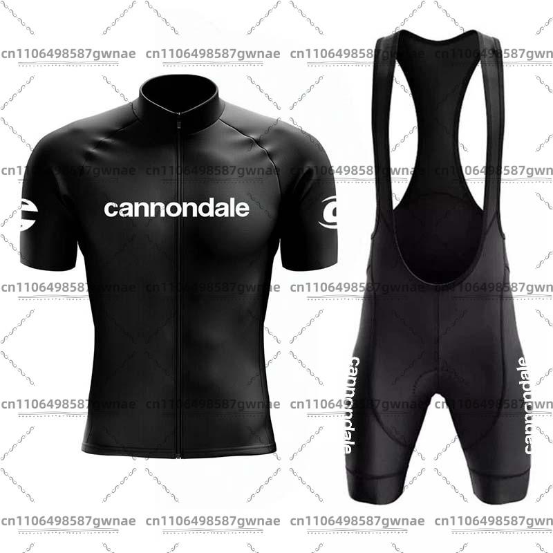 Cannondale Mountain Bike Jersey Set, Reflective Custom Jersey with Bib Shorts Summer Jersey