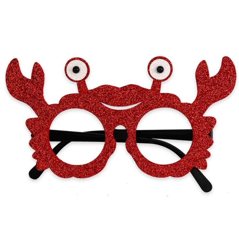Shark Eyeglasses Ocean Sea Animal Glasses Photo Booth Props Under The Sea Party Supplies for Kids Adults