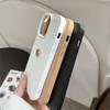 Light Luxury Camellia for Apple 16 Mobile Phone Case for IPhone17promax Solid Color Lychee Pattern 11 Autumn and Winter