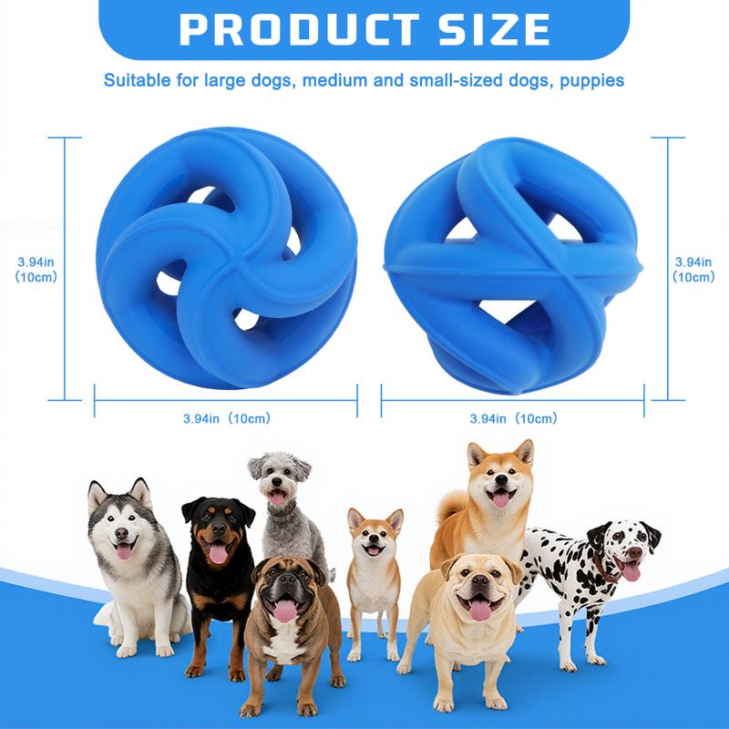 Durable Natural Rubber Indestructible Puzzle Dog Chew Toy Bite Resistant Outdoor Molar Play Toy Perfect for Aggressive Chewers